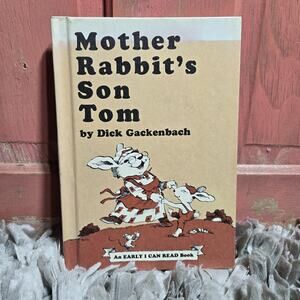 Vintage Mother Rabbit's Son Tom 1977 by Dick Gackenbach Hardcover FIRST EDITION